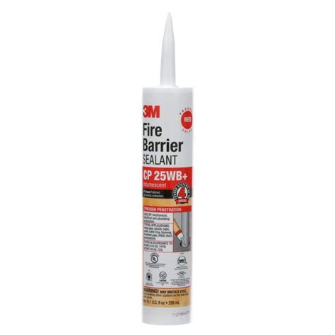 3M 10.1 fl. oz. Red Fire Barrier CP 25WB Plus Sealant CP25WB+10 - The ...