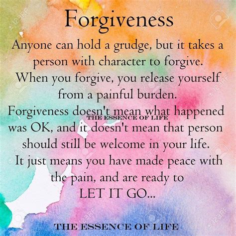 Forgiveness - Anyone can hold a grudge, but it takes a person with ...