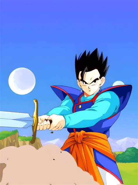 Gohan training with the Z sword by johnny120588 on DeviantArt