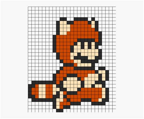 Fire Mario Pixel Art Grid - Pixel Art Grid Gallery