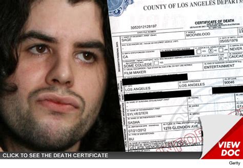 Sage Stallone Death | TMZ.com