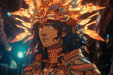 ArtStation - Aztec God - Mixcoatl (God of the Stars)