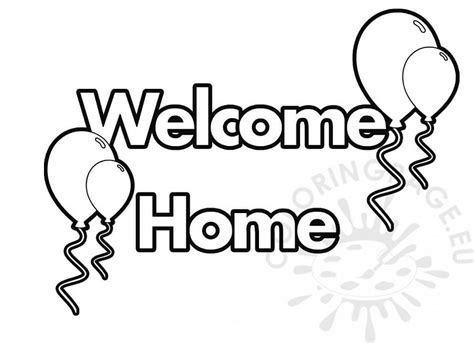 Pages Of Welcome Banners Coloring Pages