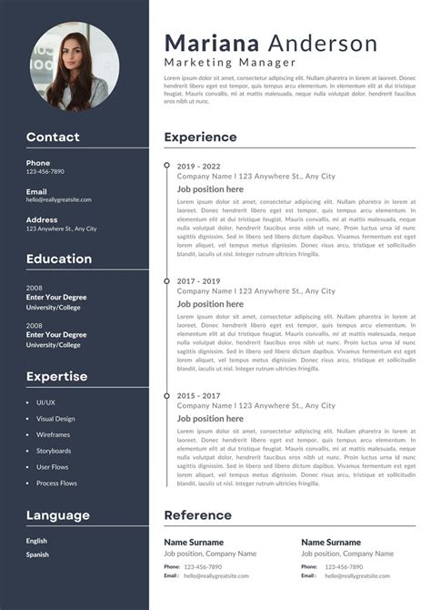 2024 Resume Template Word Free Download 2024 - Missy TEirtza