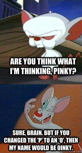 Pinky And The Brain Funny Quotes - ShortQuotes.cc