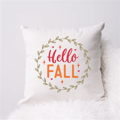 "Hello Fall With Wreath" Graphic – Glowforge Shop