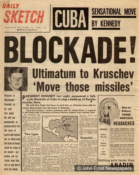 +12 Newspaper Article On Cuban Missile Crisis References