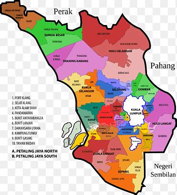 Selangor Map png images | PNGEgg