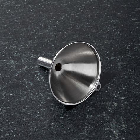 Stainless-Steel Funnel + Reviews | Crate & Barrel