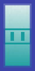 Minecraft Blue-Cyan Banner Minecraft Banner