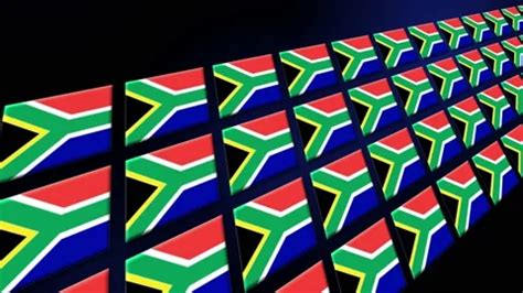 South Africa Flag Animated Background 3d... | Stock Video | Pond5