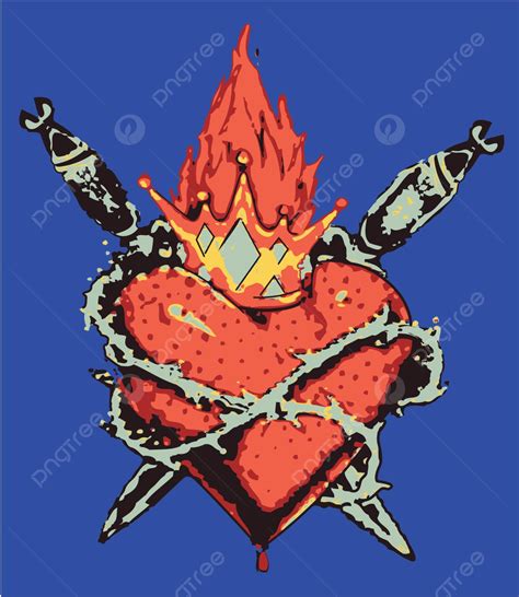 Gothic Heart Tattoo Conceptual Artwork Wild Vector, Conceptual, Artwork ...