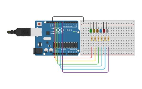 Circuit design led-blink- arduino | Tinkercad