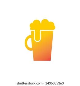 Beer Glass Logo Design Vector Stock Vector (Royalty Free) 1436885363 ...