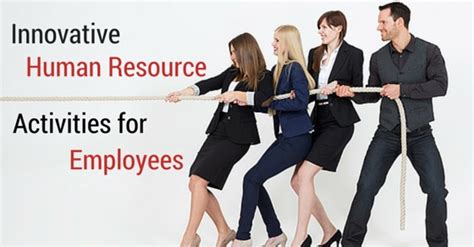 20 Innovative Human Resources activities for Employees - WiseStep