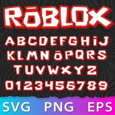 Roblox Alphabet SVG, Roblox Font Cricut file, Roblox Font 3D | Inspire ...