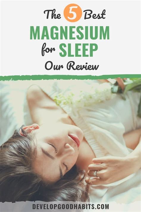 The 5 Best Magnesium Supplements for Sleep (2020 Review)