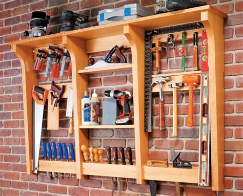 Wall-Mounted Tool Rack | Woodworking Project | Woodsmith Plans