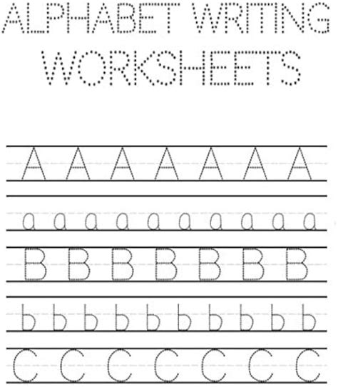 Kindergarten Alphabet Worksheets - Kindergarten Mom - Worksheets Library