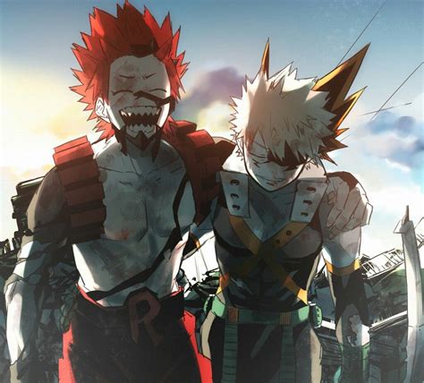 Boku No Hero Academia Katsuki Bakugou Kirishima Eijirou Kiribaku