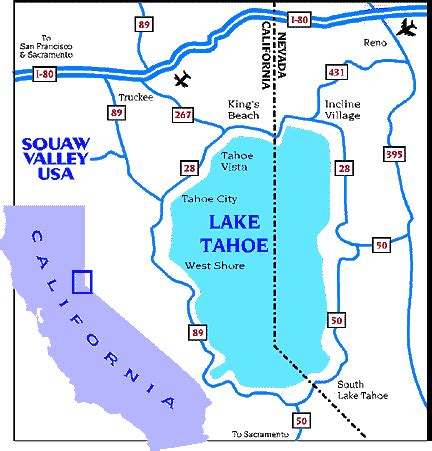 Maps of Squaw Valley ski resort in USA | SNO