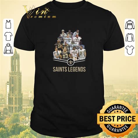 Official New Orleans Saints Logo Saints legends all signature shirt ...