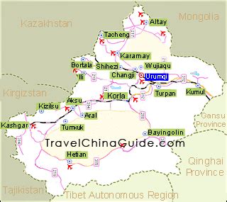 Xinjiang Map In China - Coreen Charlotta