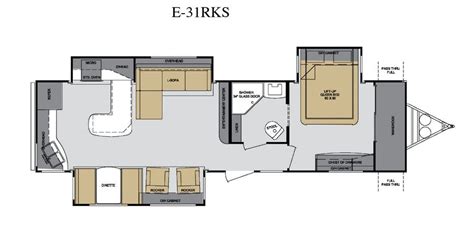 Travel Trailer Floor Plans Rear Living - floorplans.click