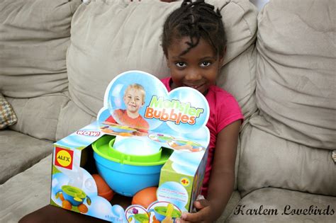 Harlem Lovebirds: Continuing Summer Fun with ALEX Toy's Monster Bubbles