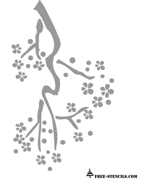 Printable Tree Branch Stencil