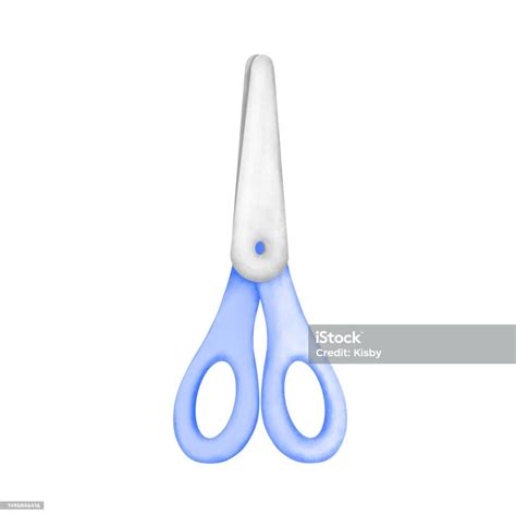 Watercolor Blue Scissors Clipart Watercolor Pastel Blue Scissors ...