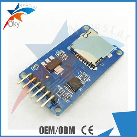 Micro SD card mini TF card reader Module for Arduino / Slot TF Storage ...