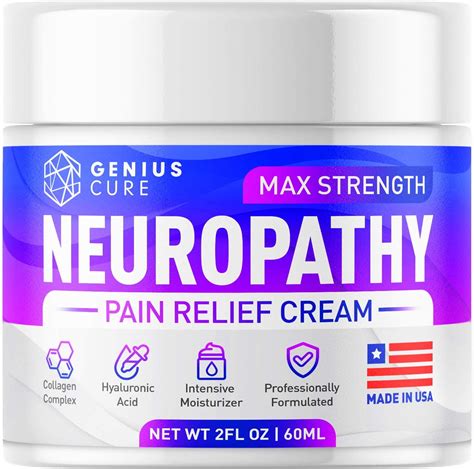 Buy Neuropathy Nerve Pain Relief Cream - Maximum Strength Relief Cream ...