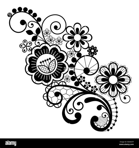 Design motif Black and White Stock Photos & Images - Alamy