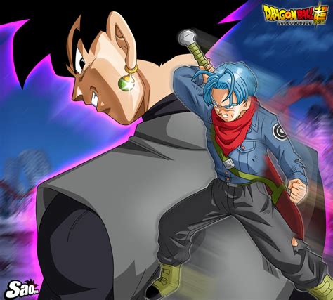 Trunks Vs Goku Black by SaoDVD on DeviantArt