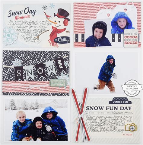 Snow Day Pocket Page Layout – Stamp & Scrapbook EXPO