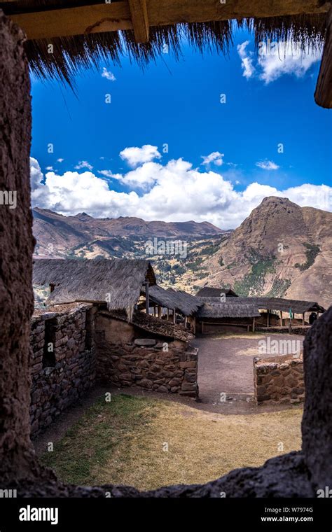 Pisac ruins, Peru Stock Photo - Alamy