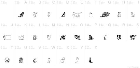 Kitty the Cat font