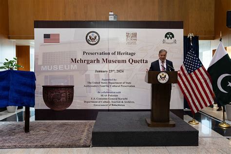 US pledges $320,000 for Balochistan's Mehrgarh Museum