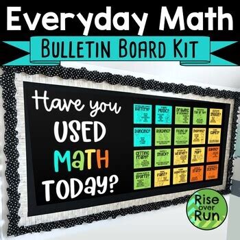 High School Math Bulletin Board Ideas