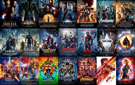 All 21 MCU Theatrical Posters : r/marvelstudios