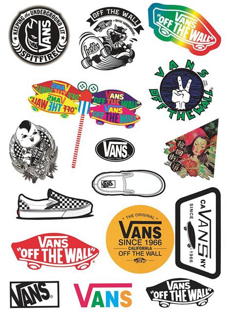 Vans Skateboard Sticker, Decorative Sticker, Laptop Suitcase Sticker ...