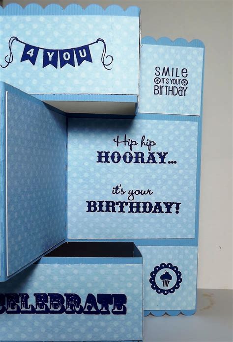 Busy with the Cricky: Tri-fold Birthday Card