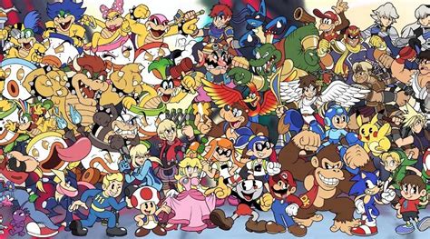 Stunning art shows the Super Smash Bros. Ultimate roster recreated in ...