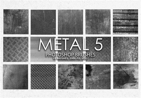 20 Metal Texture Ps Brushes Abr Vol 2 Free Photoshop Brushes At Images