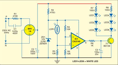 Simple Led Projects With Circuit Diagram Very Simple Electro