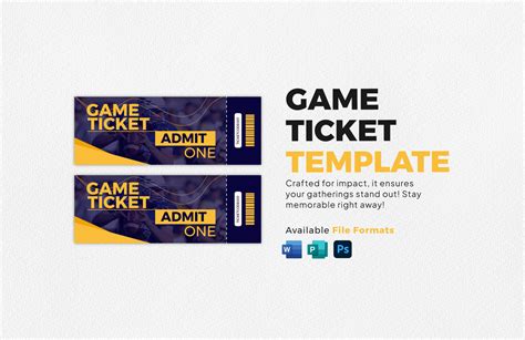 Concert Ticket Templates in Word - FREE Download | Template.net