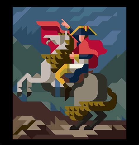 MASTERPIECE "Napoleon Crossing the Alps" on Behance