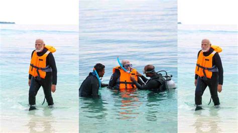 Prime Minister Narendra Modi's Adventurous Snorkeling Expedition in ...