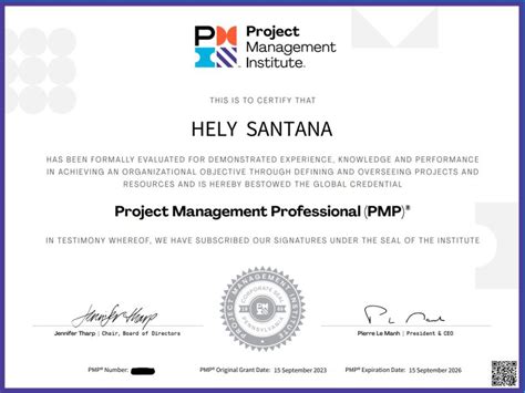 Hely Santana, PMP on LinkedIn: I’m happy to share that I’ve obtained a ...